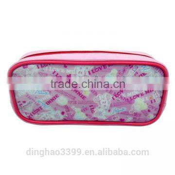 Kawaii Novelty PVC Leather Pencil Case Coin Bags for Students Office School Stationery Storage Bags Supplies photo-3