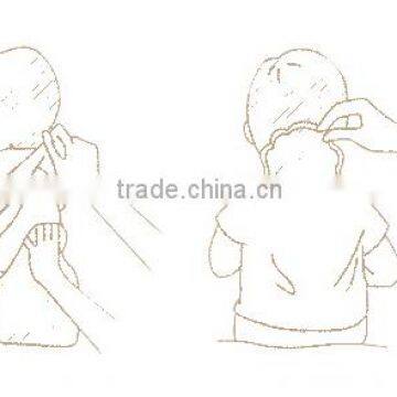 100% Cotton Muslin Cartoon Baby Sweat Towel/baby Sweat Absorb Towel photo-3