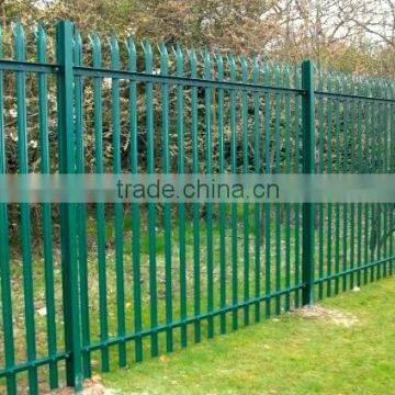 2015 Cheap sale pvc coating steel palisade fence