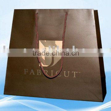 Morden design Coated paper bags with PP rope