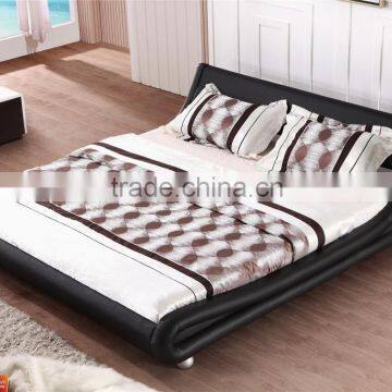 curve shape beds black coloour, bed frame wholesale, simple bed frames for europe market