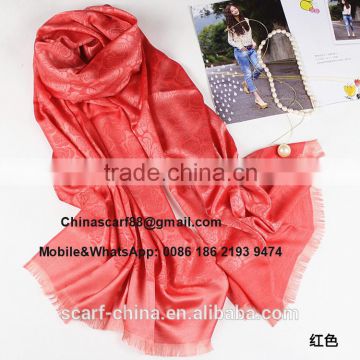 Women cashmere silk scarf