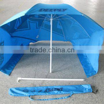 2014 New Design Fashionable Sunscreen UV Protection Tent Beach Umbrellas With Purdah photo-4