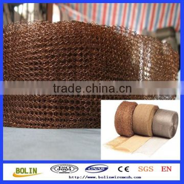 Surprising Quality!!!!!Stainless Steel/Copper Knitted Wire Mesh For Vapour Liquid Filtering(Supplier)