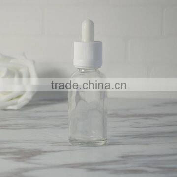 30ml clear glass bottle for e juice