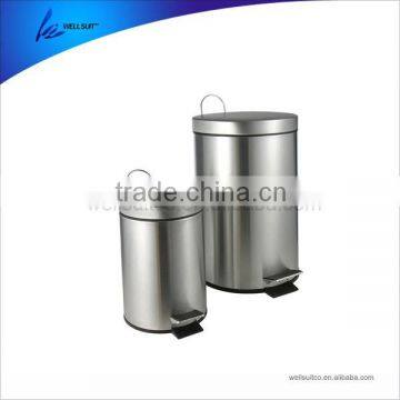 hot selling good quality stainless steel trash can push for home