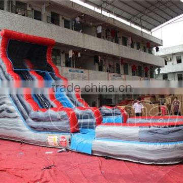 Volcano Commercial Inflatable Water Slide with Splash Pool for Summer