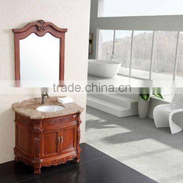 2012 Hot Sell Antique Solid wood bathroom Vanity Cabinet