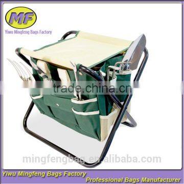 high quality multifunctional Folding Stool Tool Bag for garden home