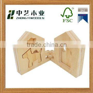 trade assurance coin box educational DIY FSC natural wooden small wooded toy on sale