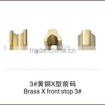 Brass X top stopper NO.3 garment accessories zipper