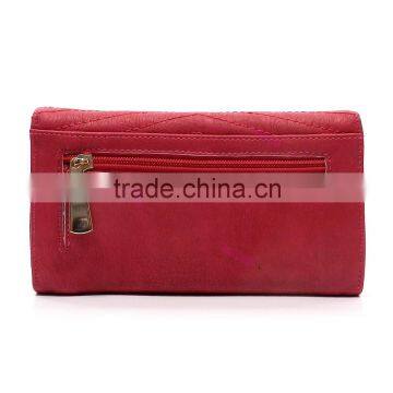 Top 10 Brands Wallet Elegant Style V-stitching Trendy High Quality Woman Leather Lady Wallet photo-3