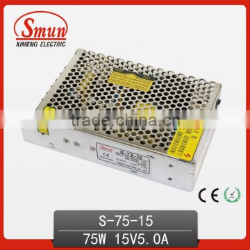 S-75-15 Switching Mode Power Supply 75W 15V 5A