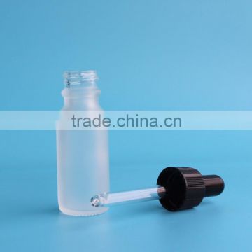 15ml frosted amber glass bottle with dropper