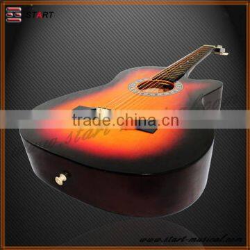 Competitive Price Customized Widely Used Solid Wood Acoustic Guitar