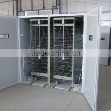 Canton fair Large automatic egg hatching machine with trolley for sale