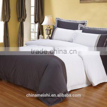 China manufacturer luxury and elegant bedding set with embroidered pattern