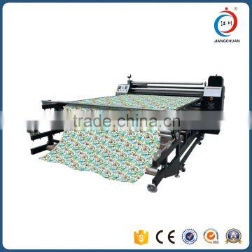 Roll to roll sublimation heat transfer drum press t-shirt printing machine