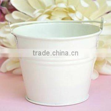 Wedding White Mini Packing Tin Pail