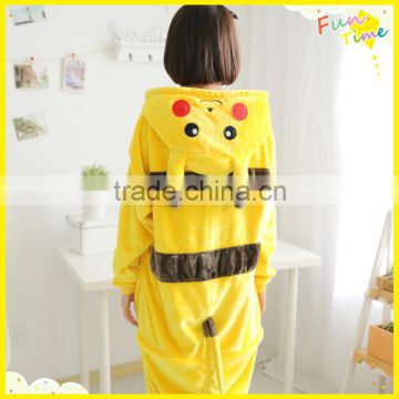 Pikachu costume adult cartoon pajama