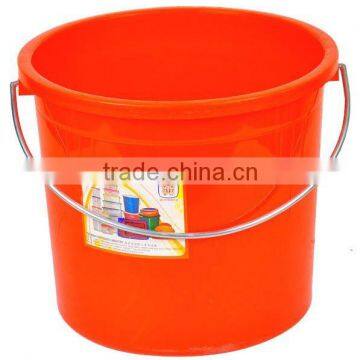 PLASTIC WATER BUCKET CLEANING PAIL FLEXIBLE LAUNDRY BUCKET WITH HANDLE 202