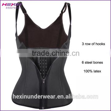 S-SHAPER Plus Size Steel Boned Latex Waist Training Corset Wholesale