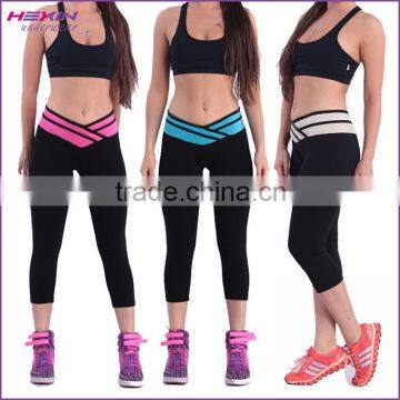 New Arrival Stretched Women and Girls and High-waist Long Leggings & Capris Pants to Gym Sports Bike Sports Tights