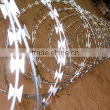 2016 Anping cheap BTO-22 Military Concertina Razor Barbed Wire for hot sale