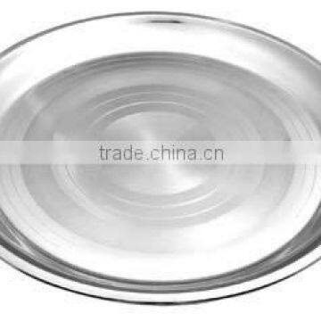 Stainless Steel Economy Round Tray