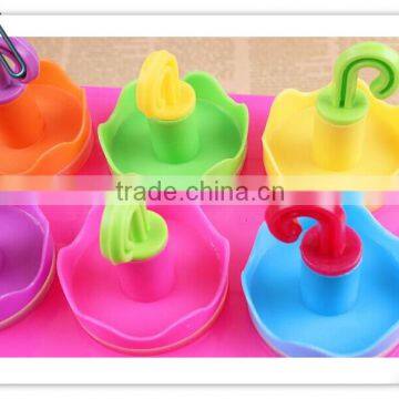 Popular Umbrella Shape Food Grade Plastic Ice Cream Tool Ic001 photo-4