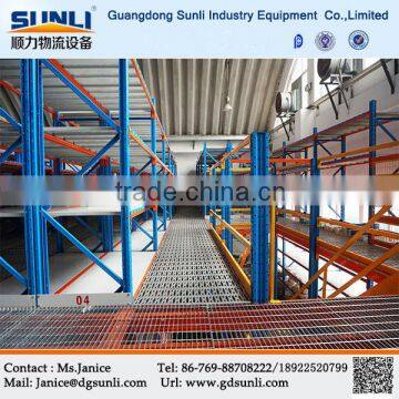 Warehouse Multi-leve Steel Panel Mezzanine Rack