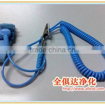 PU Line Clean Room ESD Wired Wrist Strap