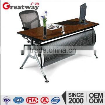 buy furniture in china metal pole and base bureau table