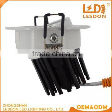 zhongshan supplier 5w 12w 20w 25w dimmable cob led down light housing