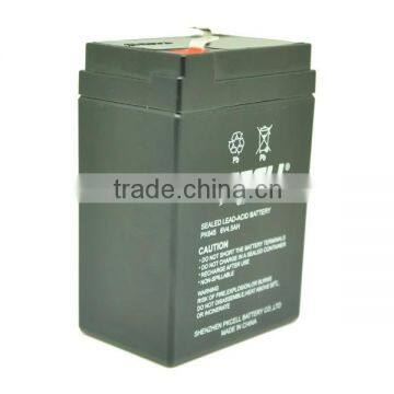 PKCELL wholesale price VRLA Sealed Lead Acid Battery 6v 4.5ah for solar system