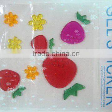 Fruit designs strawberry gel sticker