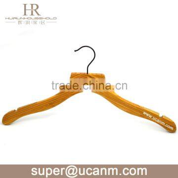 HRB-SS10NP natrual coat bamboo hanger for clothes