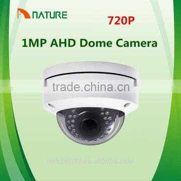 720P 1.0MP HD CCTV AHD Metal IR Vandalproof Dome Camera CCTV AHD Security Camera