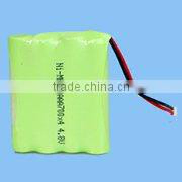 Rechargeable AAA Ni-MH battery pack 4.8V 700mAh