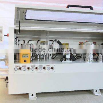 Automatic edge bander machine with gluing end trimming fine trimming and polishing