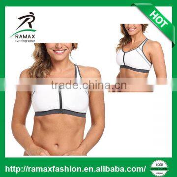 Ramax Custom Women Raceback Sports Zip Bra