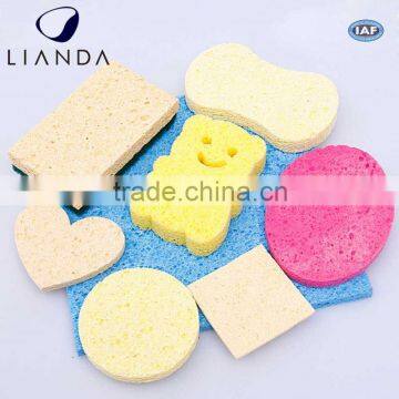 wholesale 2016 new compressed facial sponge Made From Natural Vegetable