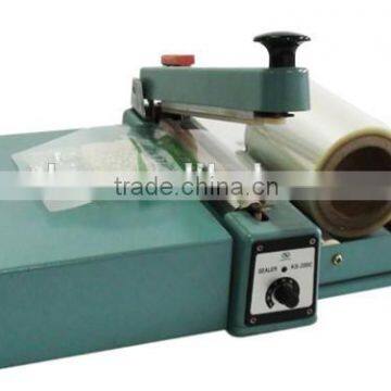 plastic bag hand sealer with cutter with pallet with tray