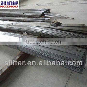 china hot rolled steel bar flattening and cutting machine