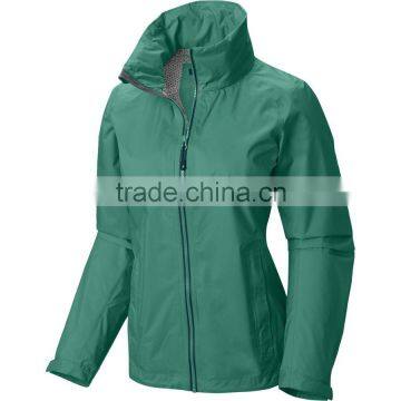 Ladies High Quality Waterproof no hood jacket