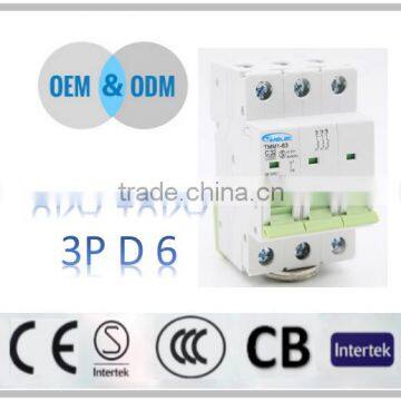 Good quality 100% short delivery elcb mini Circuit breaker With Overload Protection