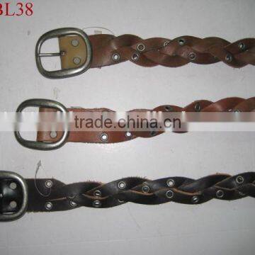 PU Leather Braided Belt photo-2