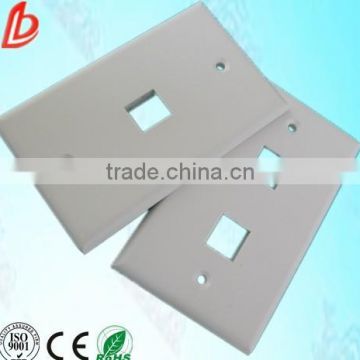 RJ45 dual network face plate ,ABS Materials network face plate