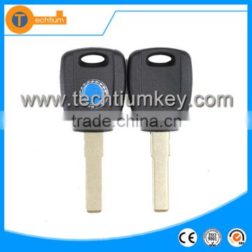 black transponder key with t5 chip logo and uncut blade chip groove for fiat brovo palio stilo doblo