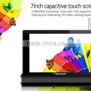 7inch Touch Screen HD Wifi NVS Hot New Products Real Time Record 7 Inches Touch Screen Home Security Alarm Camera System photo-4